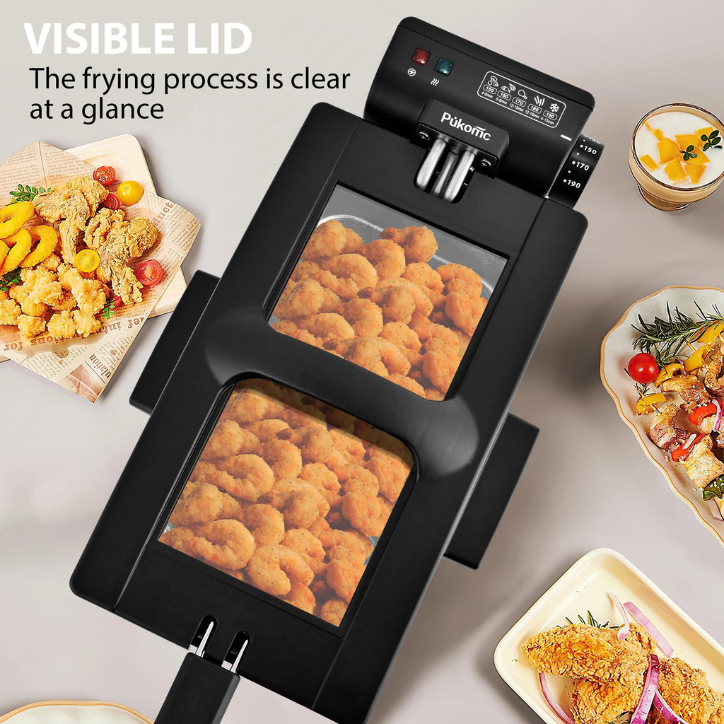 3L 1500W Deep Fryer with Adjustable Temperature G647154