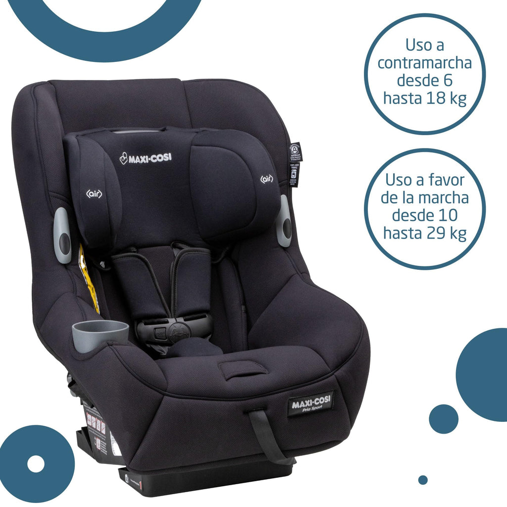 2-in-1 Convertible Car Seat Midnight Black M5754