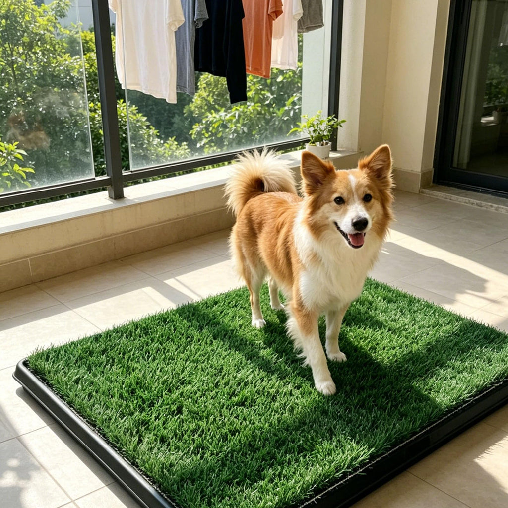 Dog Grass Pad with Tray, 25 x 20 inch M11699