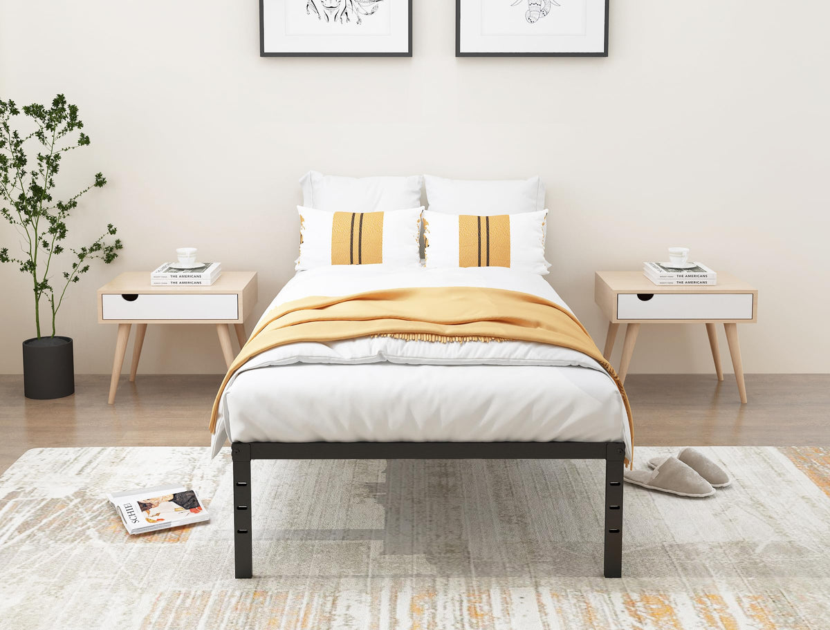 Twin XL 18 Inch Metal Platform Bed Frame M530