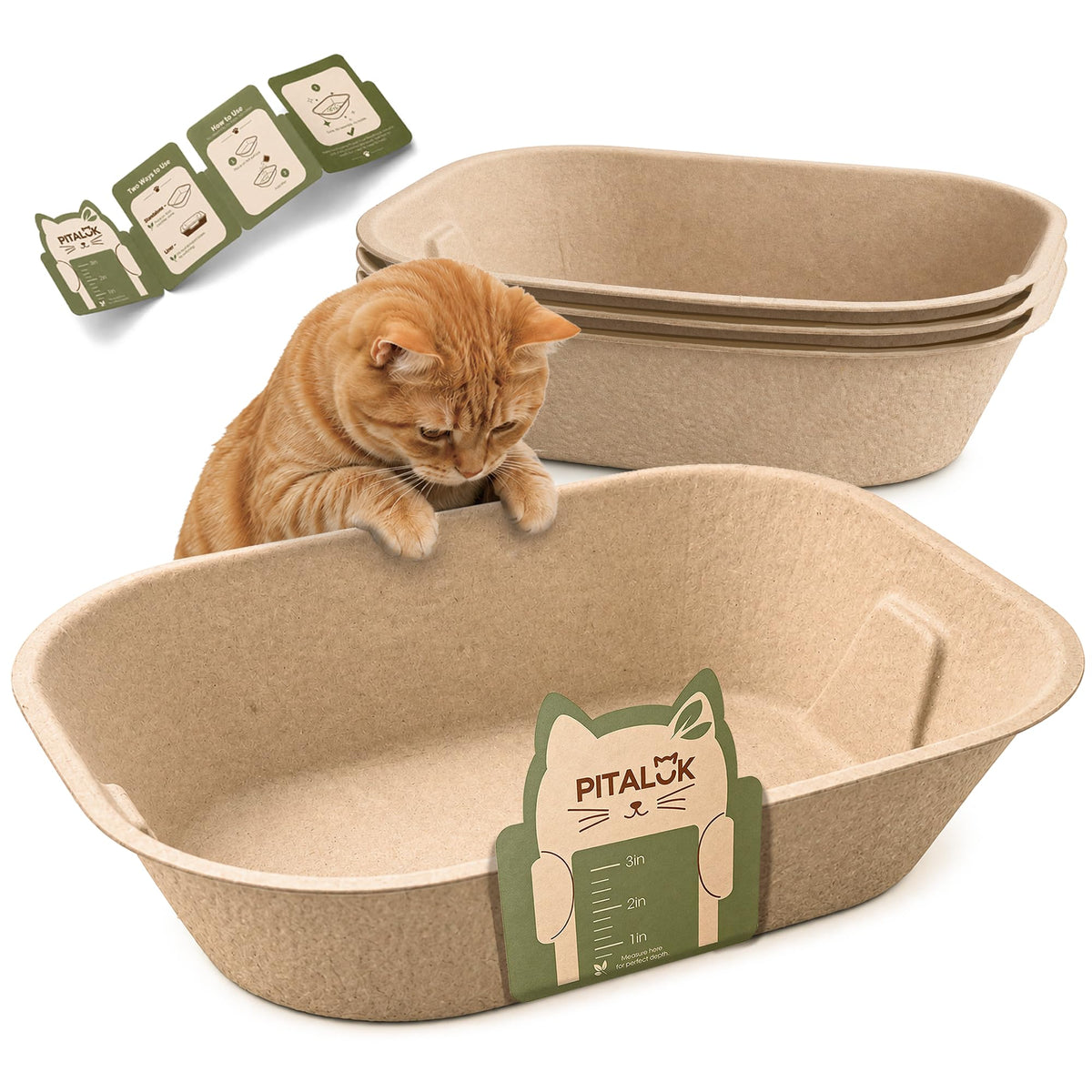 Disposable Litter Box for Kittens Y249