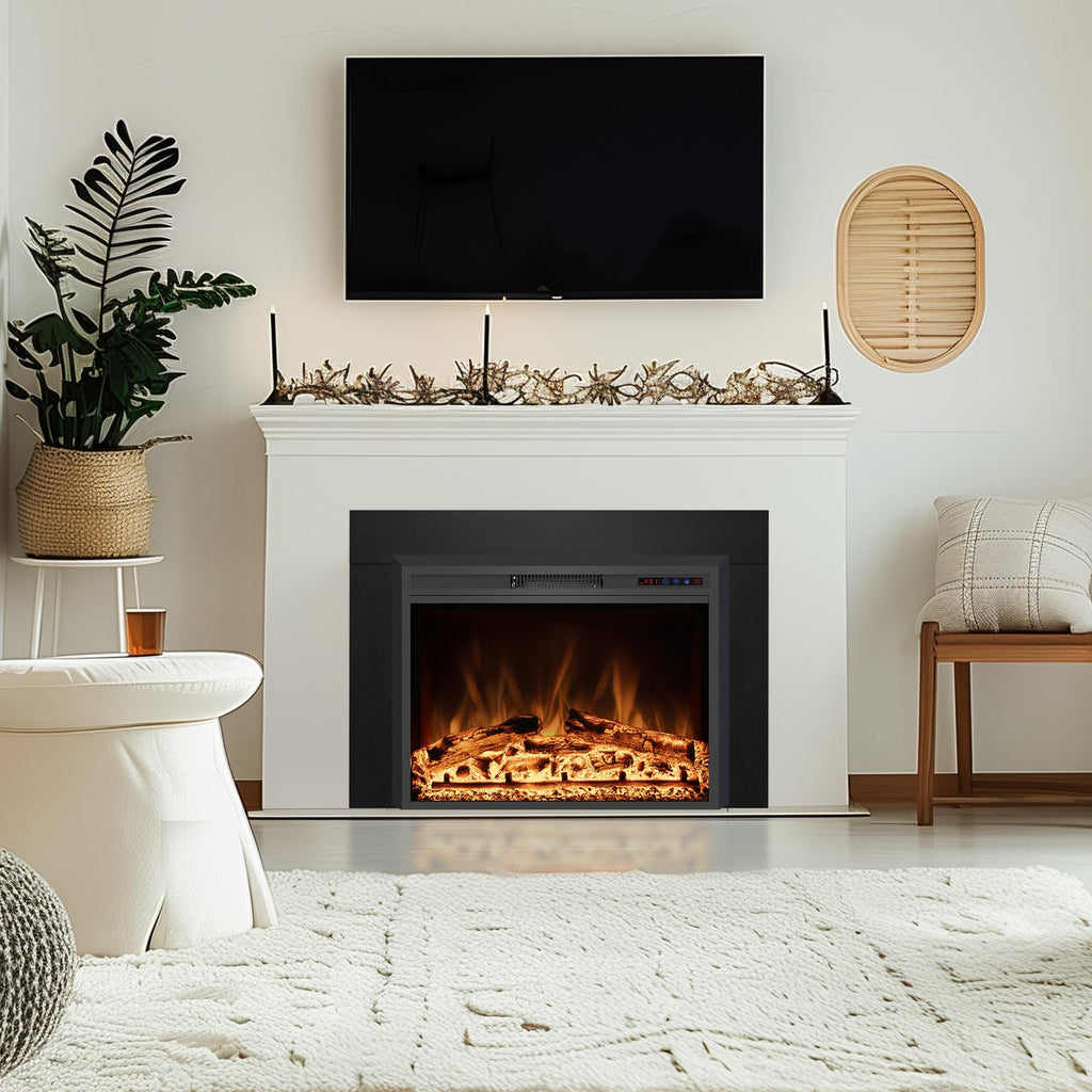 Black Electric Fireplace Trim R677