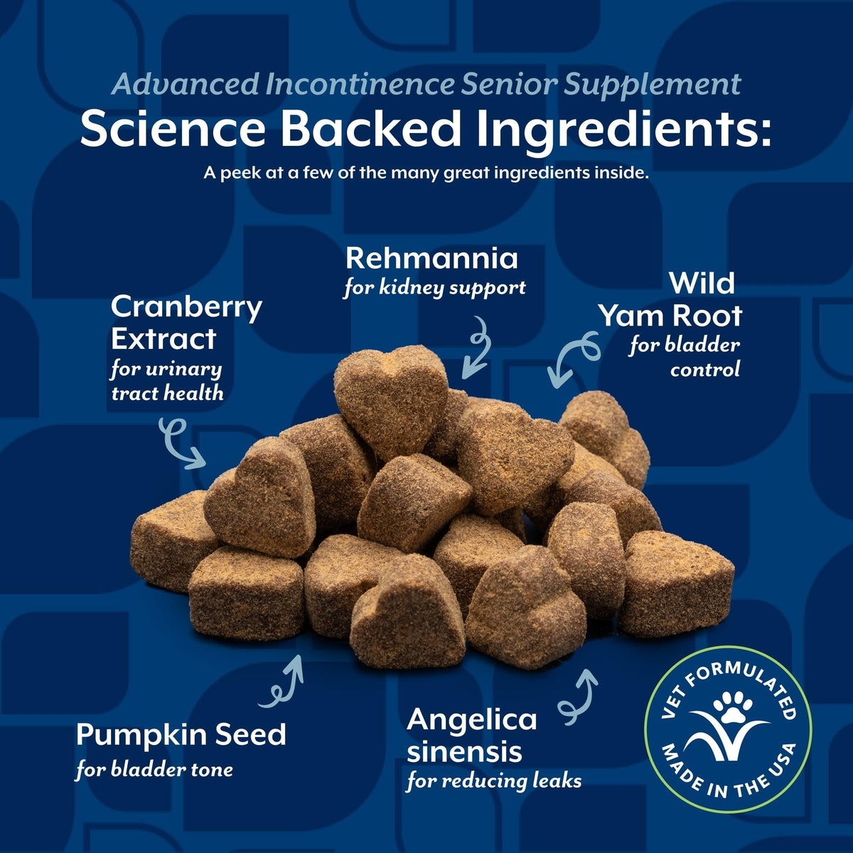Senior Incontinence Dog Supplement 60 Ct Q352525