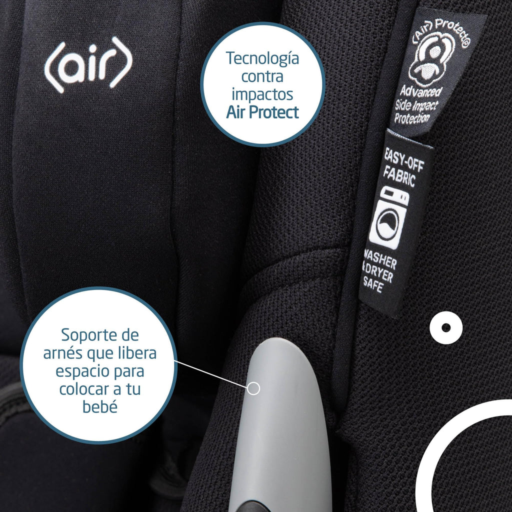 2-in-1 Convertible Car Seat Midnight Black M5754