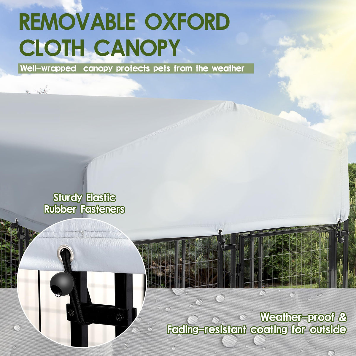 8x4x6 FT Dog Kennel Q65008