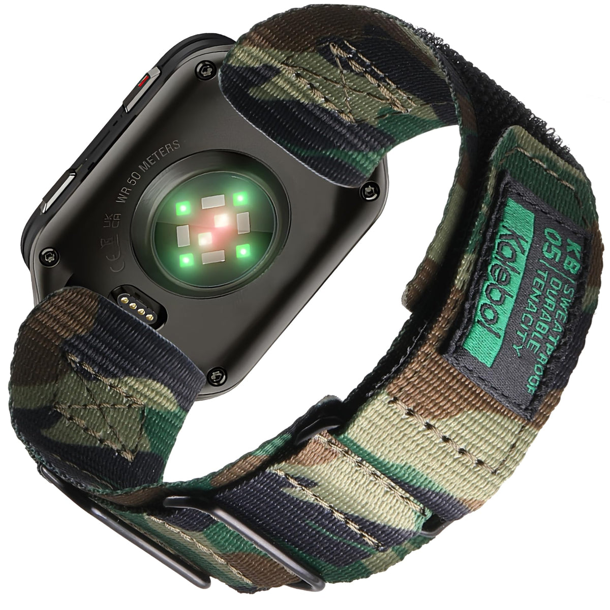 Compatible with Garmin Venu X1 Nylon Sports Strap K8174