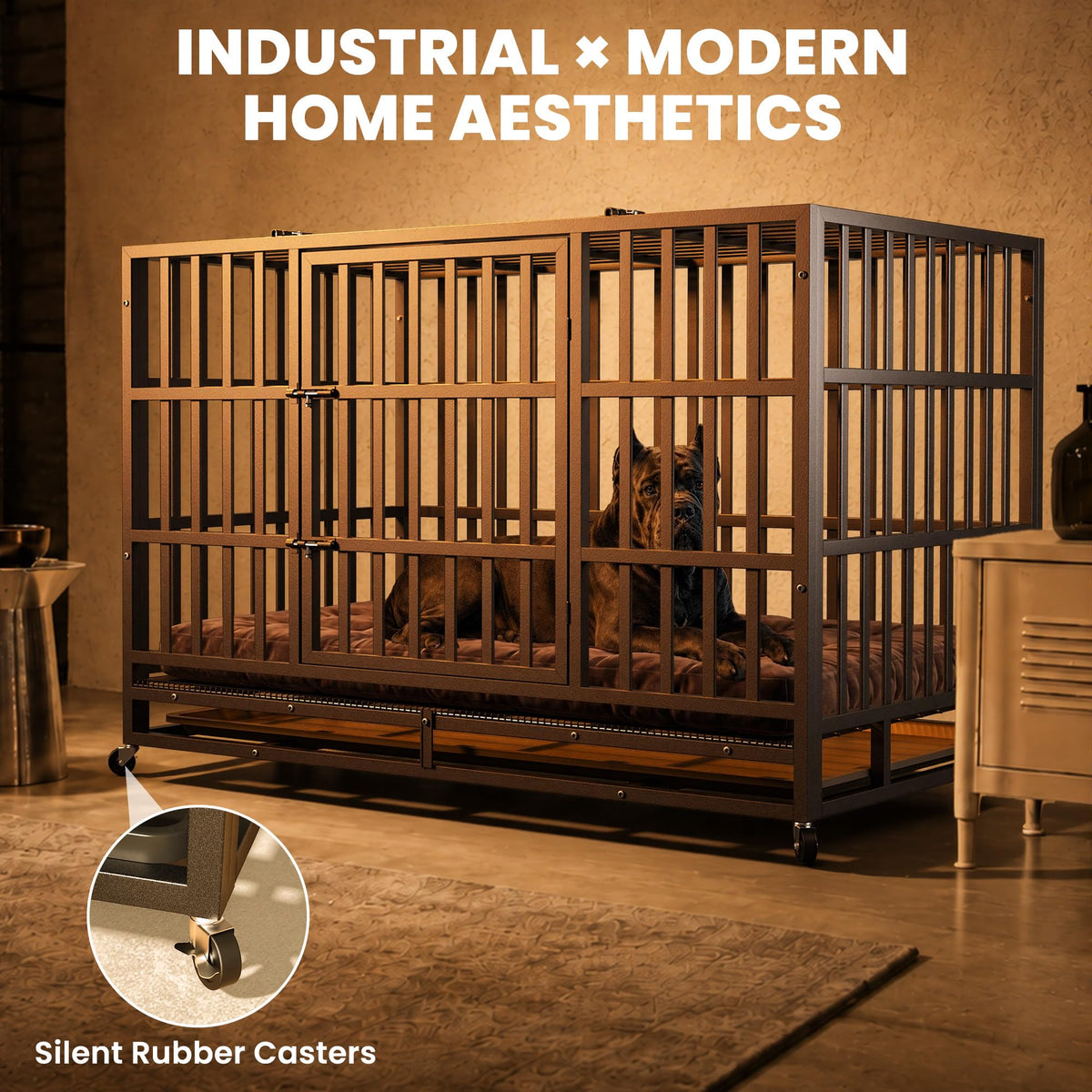 48 Inch Heavy Duty Dog Crate S94847
