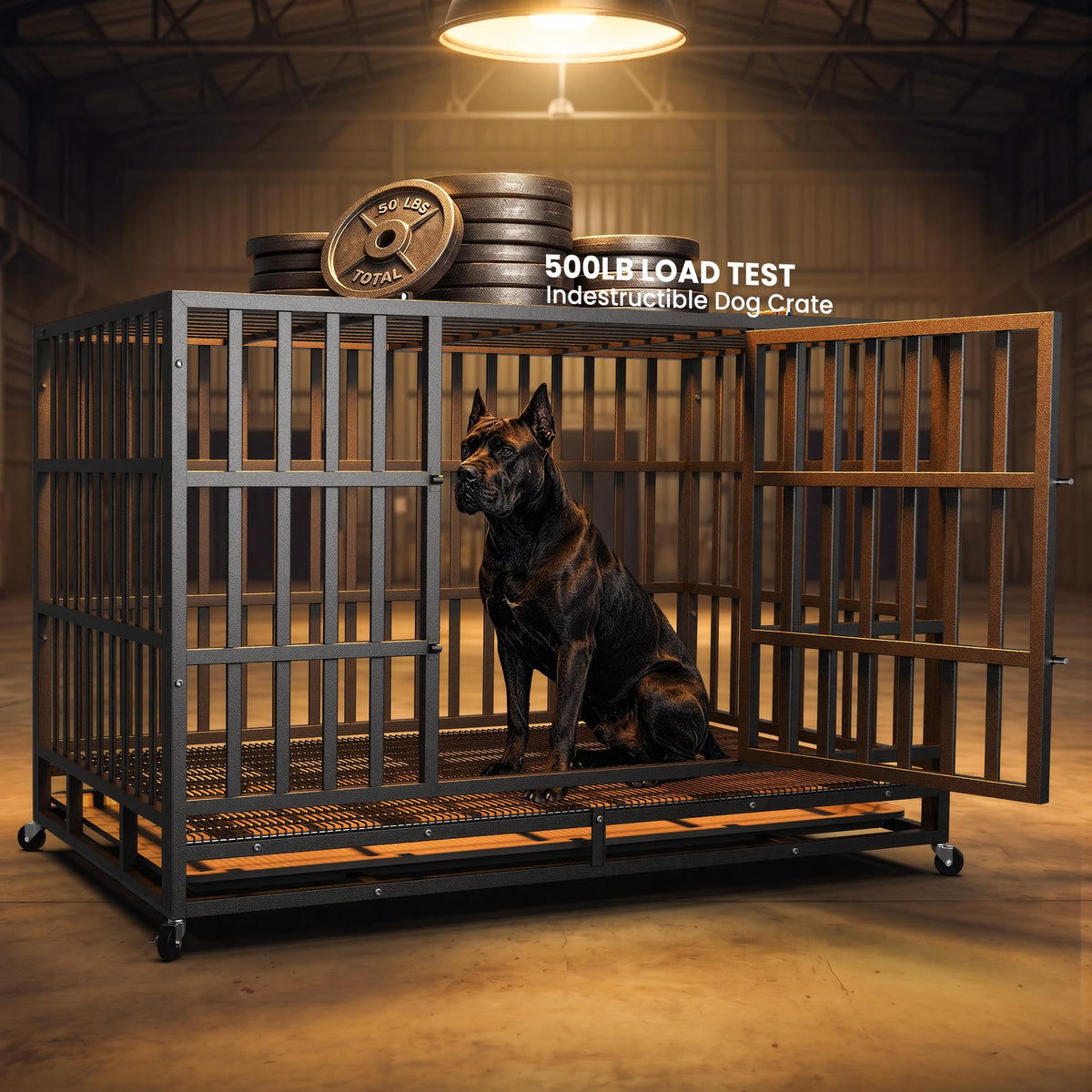 48 Inch Heavy Duty Dog Crate S94847