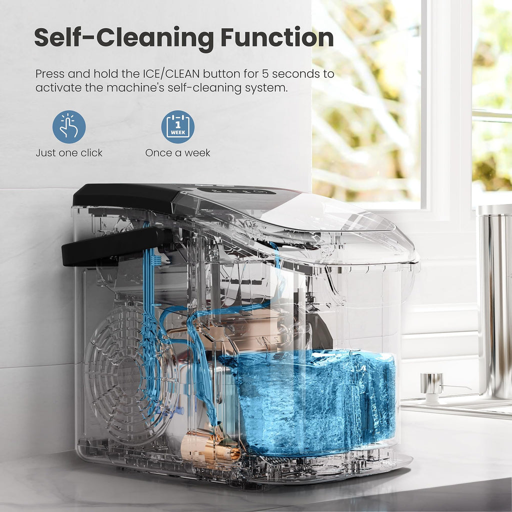 Black Countertop Ice Maker X672