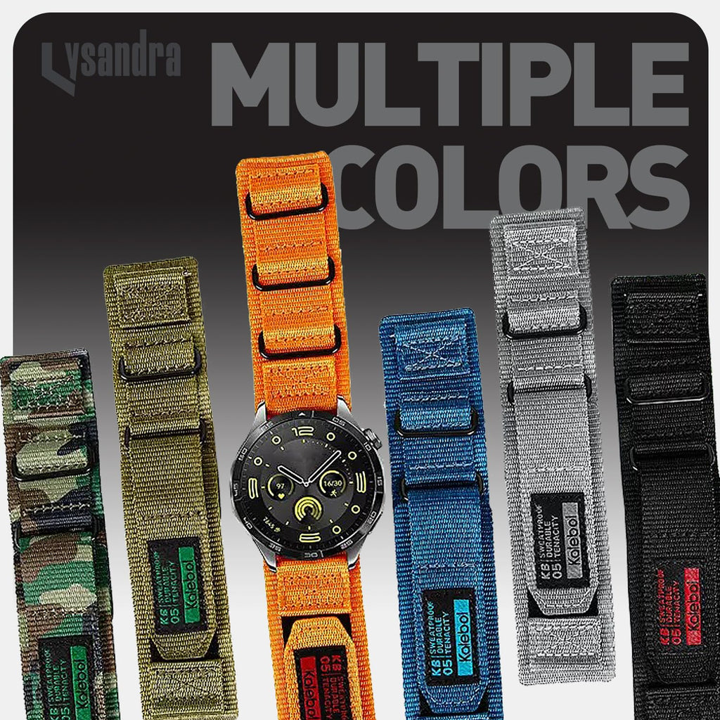 Compatible with Garmin Venu X1 Nylon Sports Strap K8174