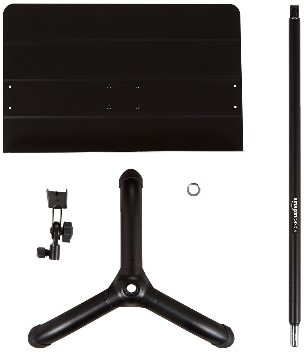 Portable Height Adjustable Black Metal Sheet Music Stand O44824
