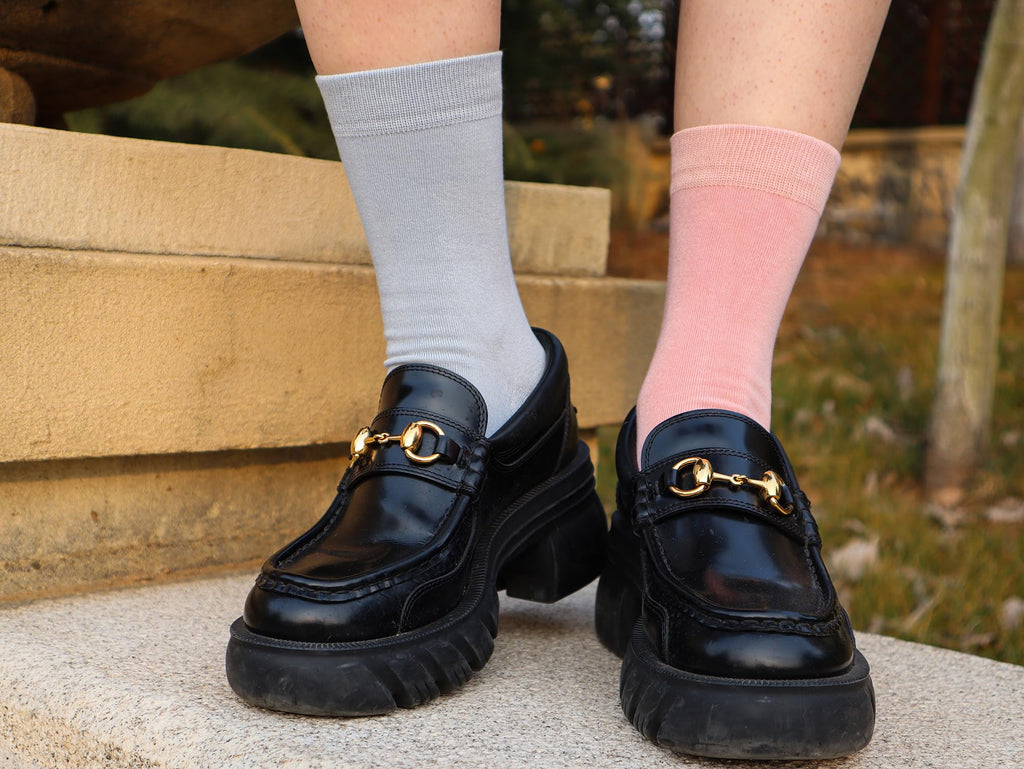 Viscose Bamboo Crew Socks 5 Pairs L7431