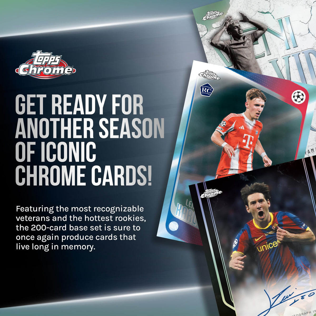 Topps Chrome UEFA Club Competitions Soccer Mega Box Q50254