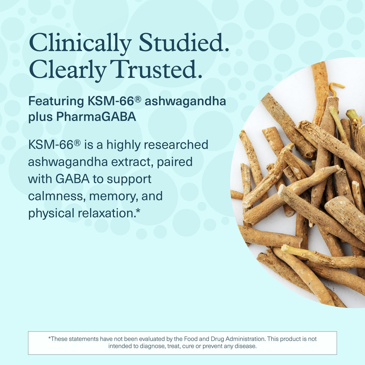 Ashwagandha + GABA 60 Vegetarian Capsules B5924