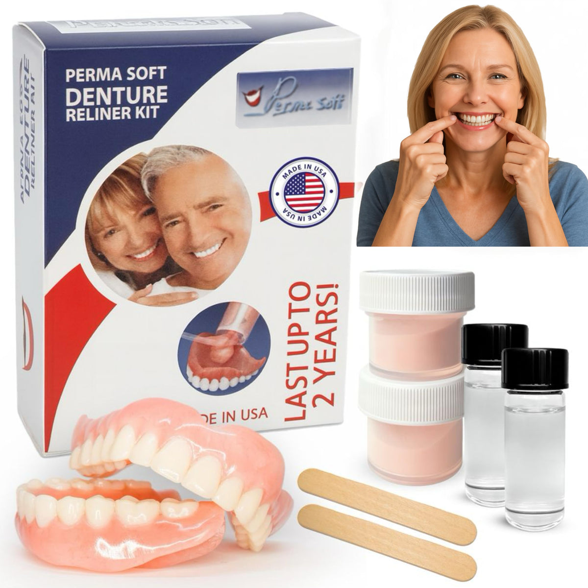 Semi Soft Denture Reliner Kit P2234