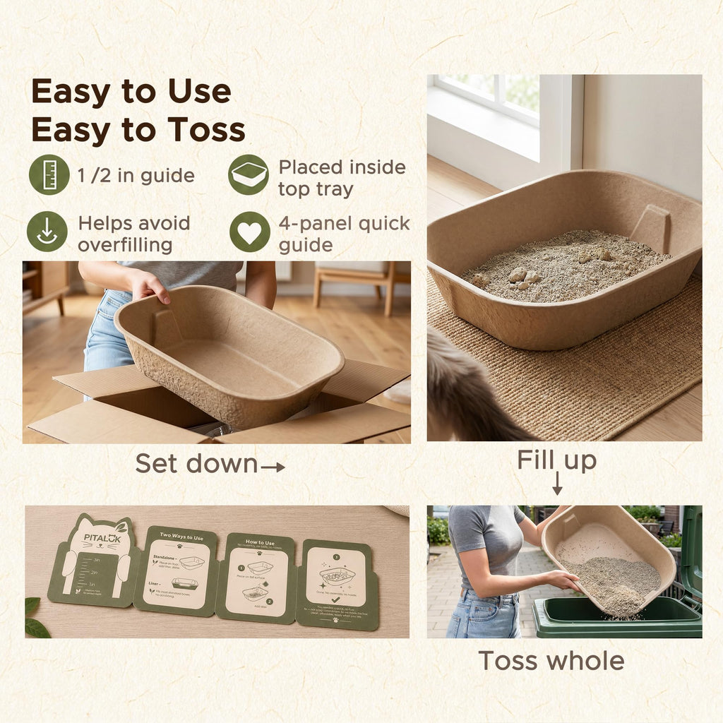 Disposable Litter Box for Kittens Y249