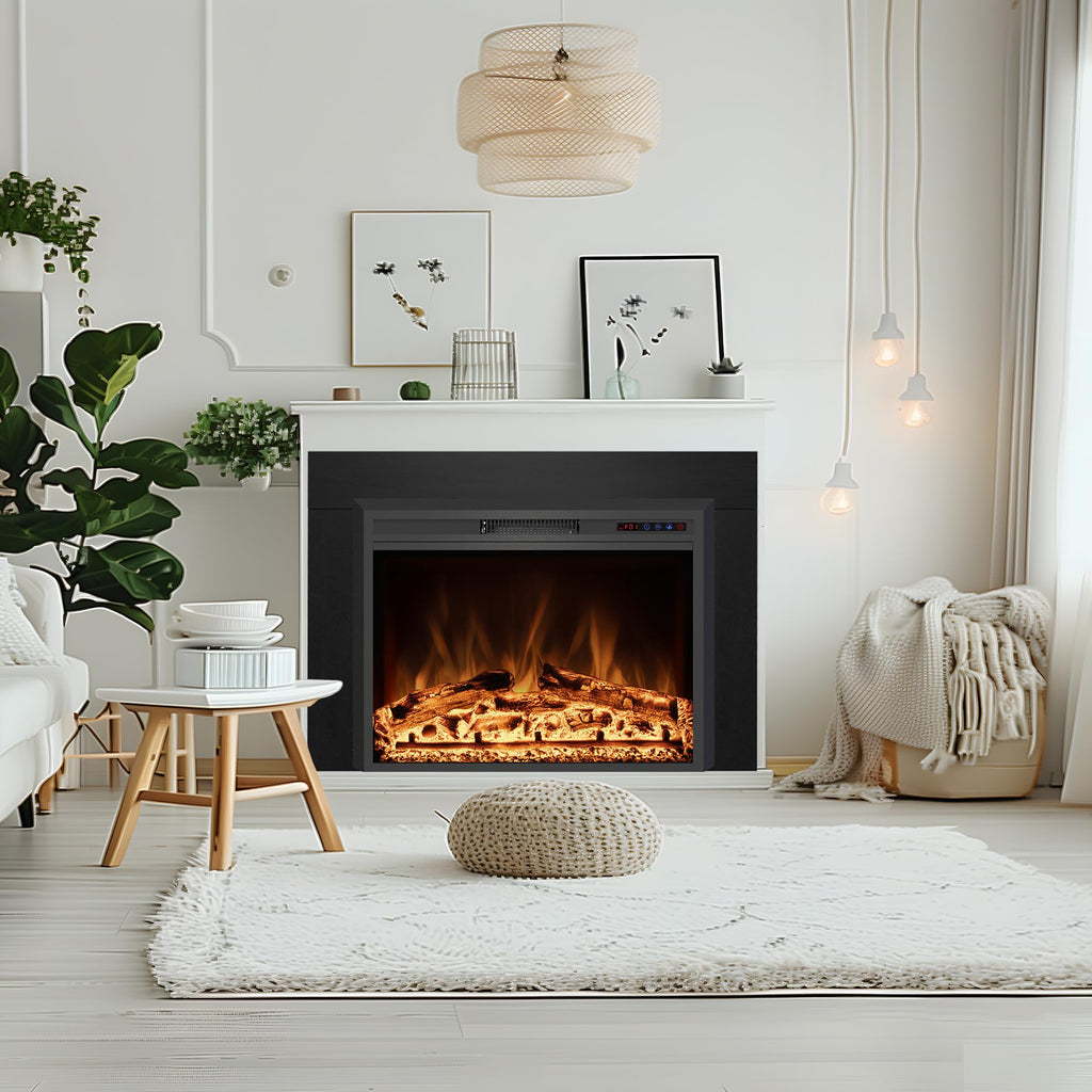 Black Electric Fireplace Trim R677