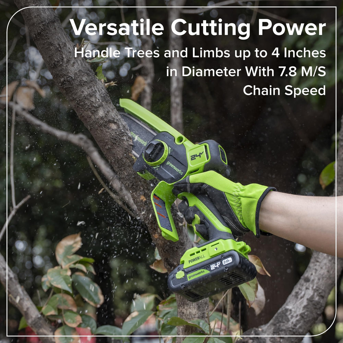 24V 4 in Mini Chainsaw P98097