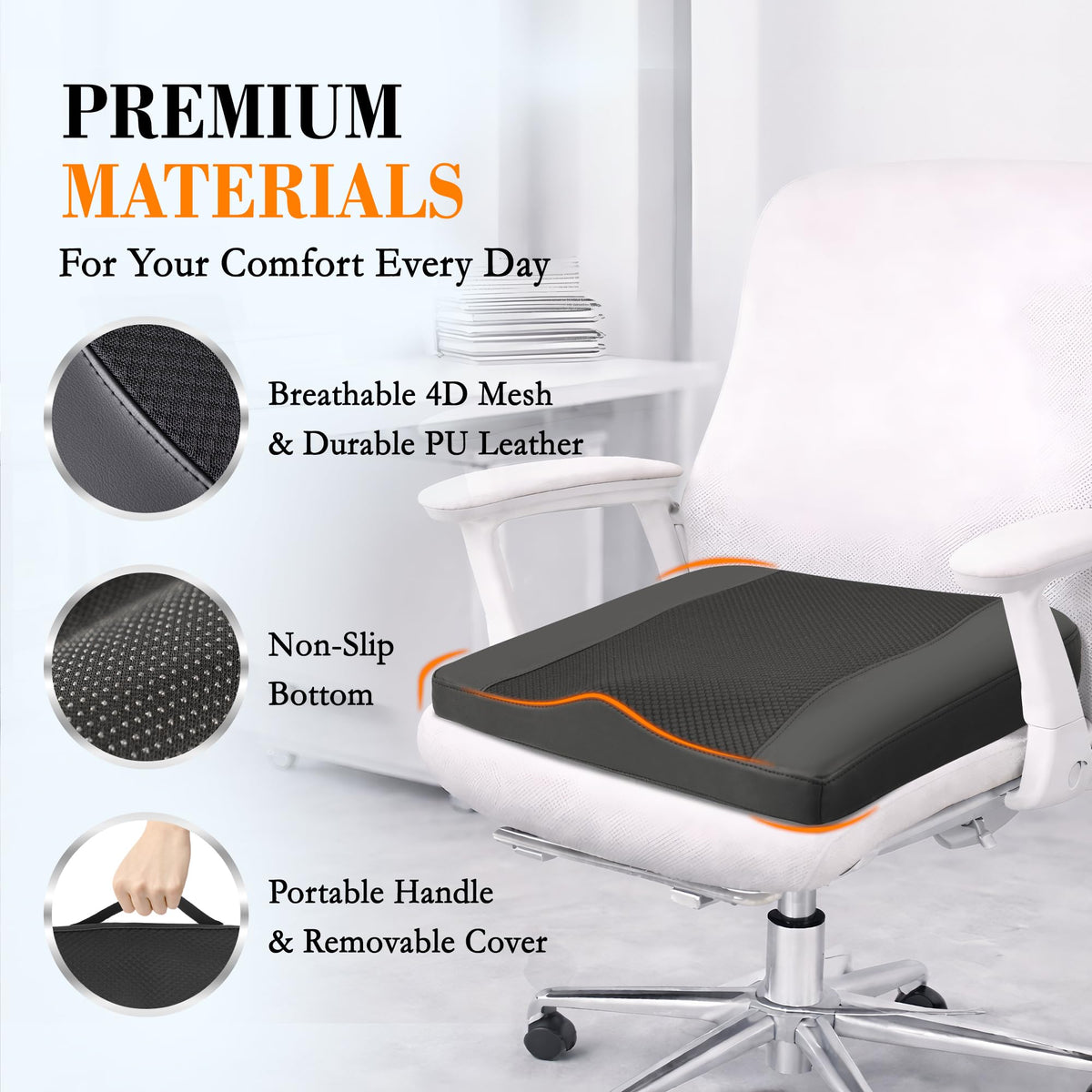 Memory Foam Car Seat Cushion V72566