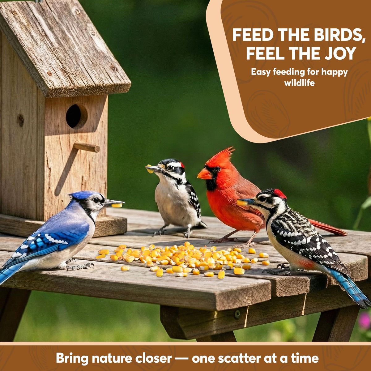 Whole Corn 20 LB Bird Seed & Wildlife Feed V841