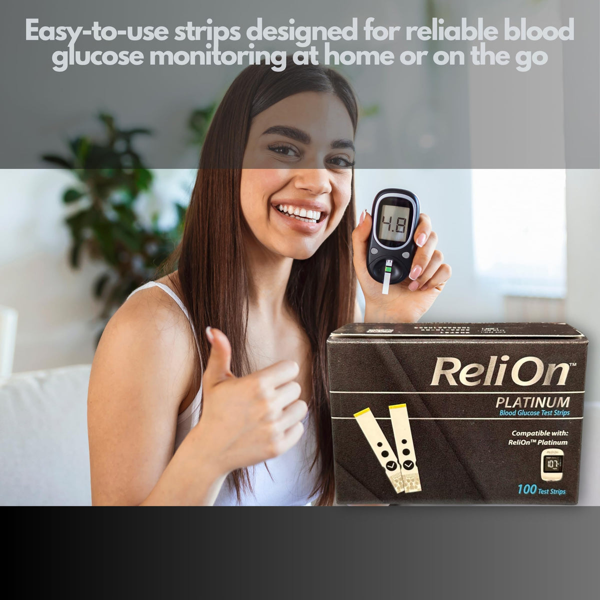 Glucose Test Strips 100ct Pack of 2 E652