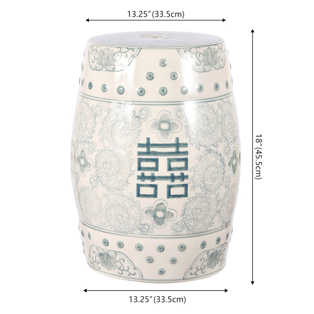 Ceramic Garden Stool 18" Table B41261