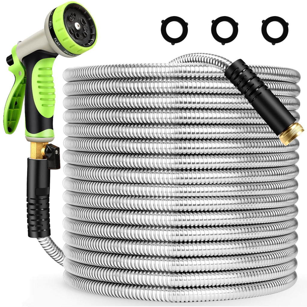 100 ft Stainless Steel Heavy Duty Garden Hose X30411