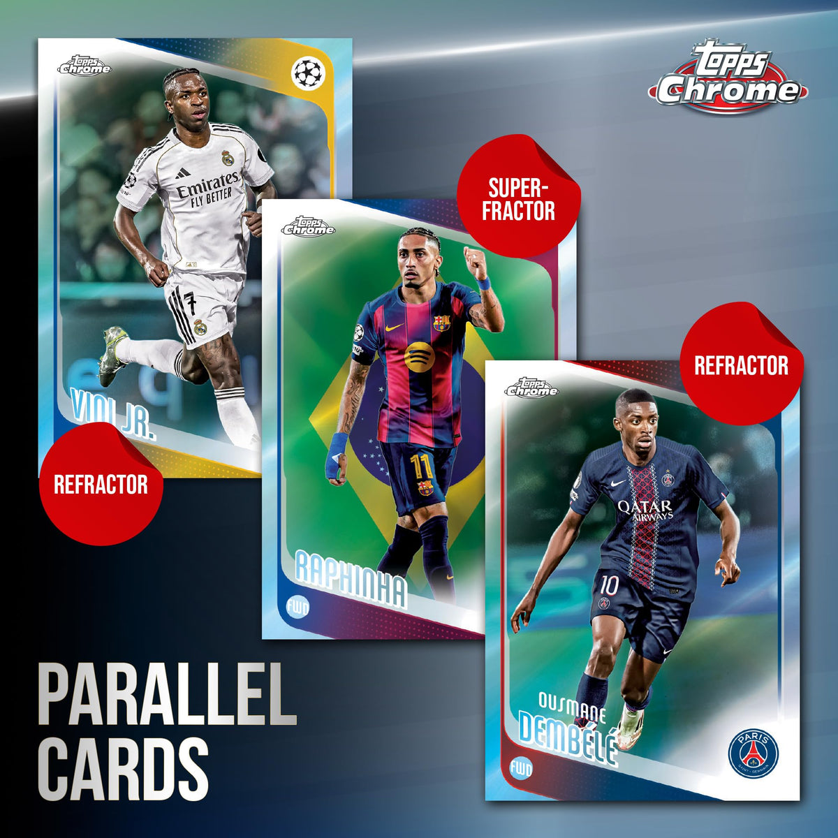 Topps Chrome UEFA Club Competitions Soccer Mega Box Q50254