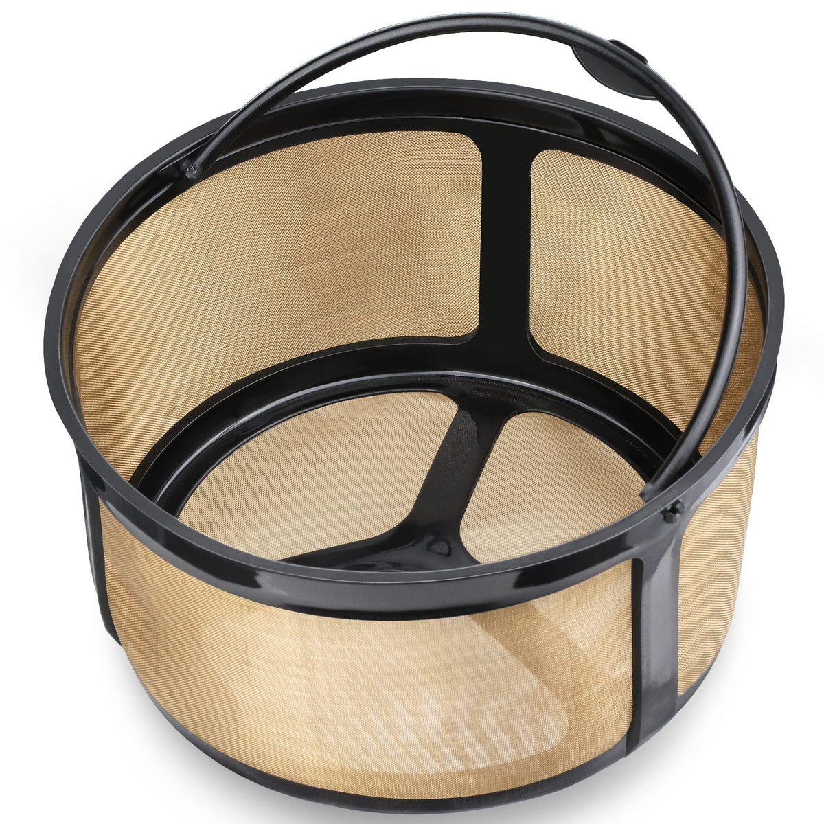 8-12 Cup Reusable Gold Mesh Coffee Filter A836116