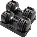 Adjustable Dumbbell Set 12.5 LB 25 LB 55 LB O570