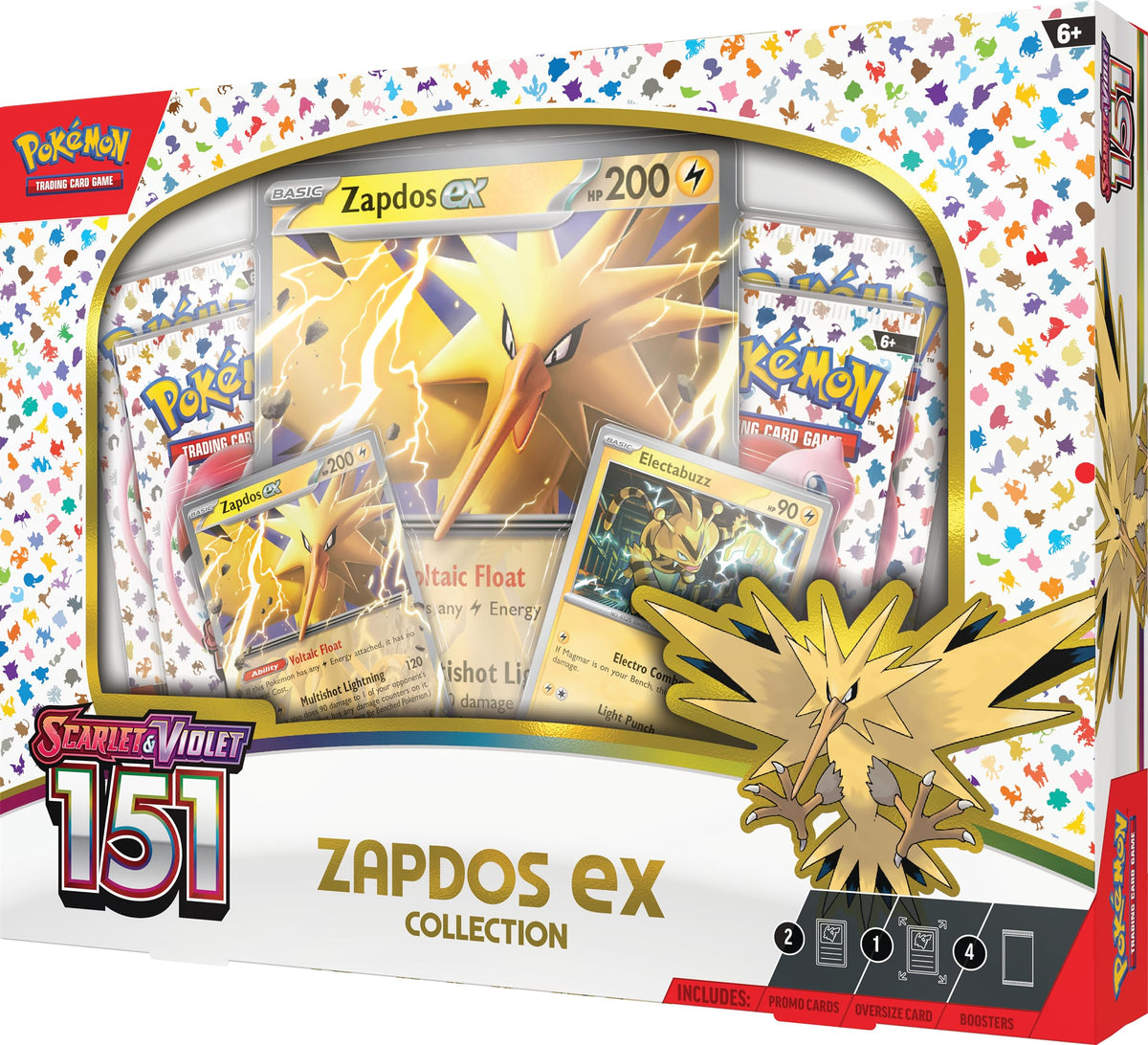 Pokemon TCG 151 Zapdos Ex Box H8163