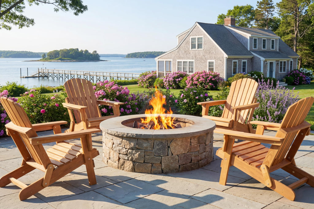 Oversize Wooden Outdoor Folding Chair Set of 2 Z51108