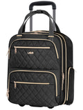 Underseat Carry On Luggage with Wheels, Black, 17" J248419