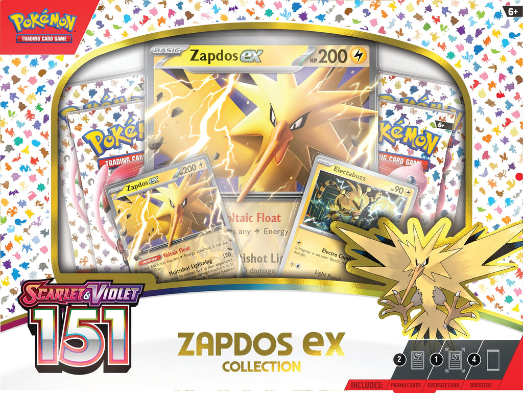 Pokemon TCG 151 Zapdos Ex Box H8163