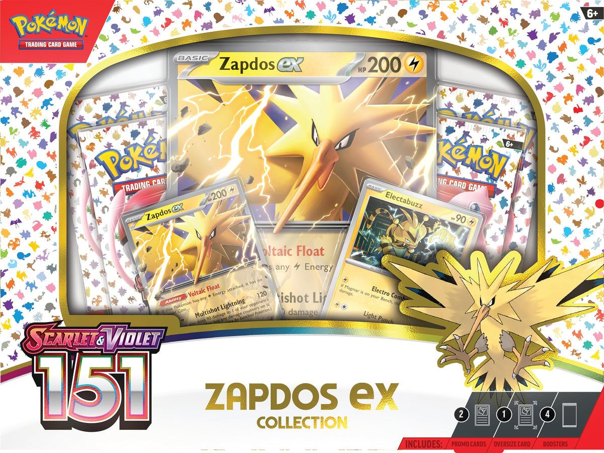 Pokemon TCG 151 Zapdos Ex Box H8163